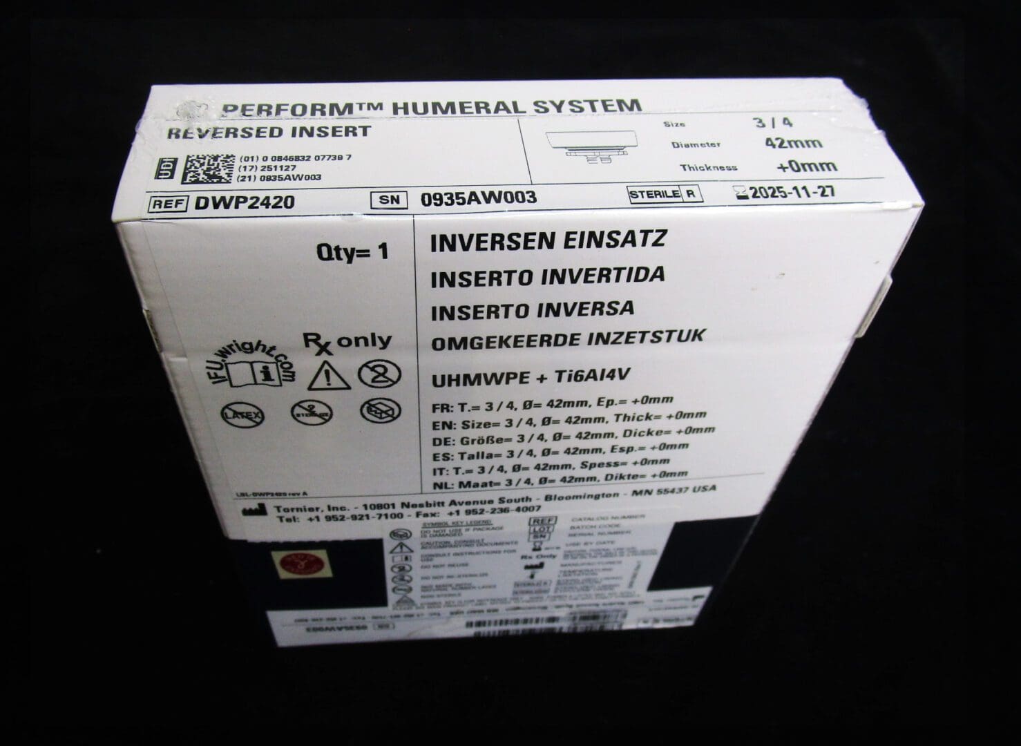 A box of the new inversion system.