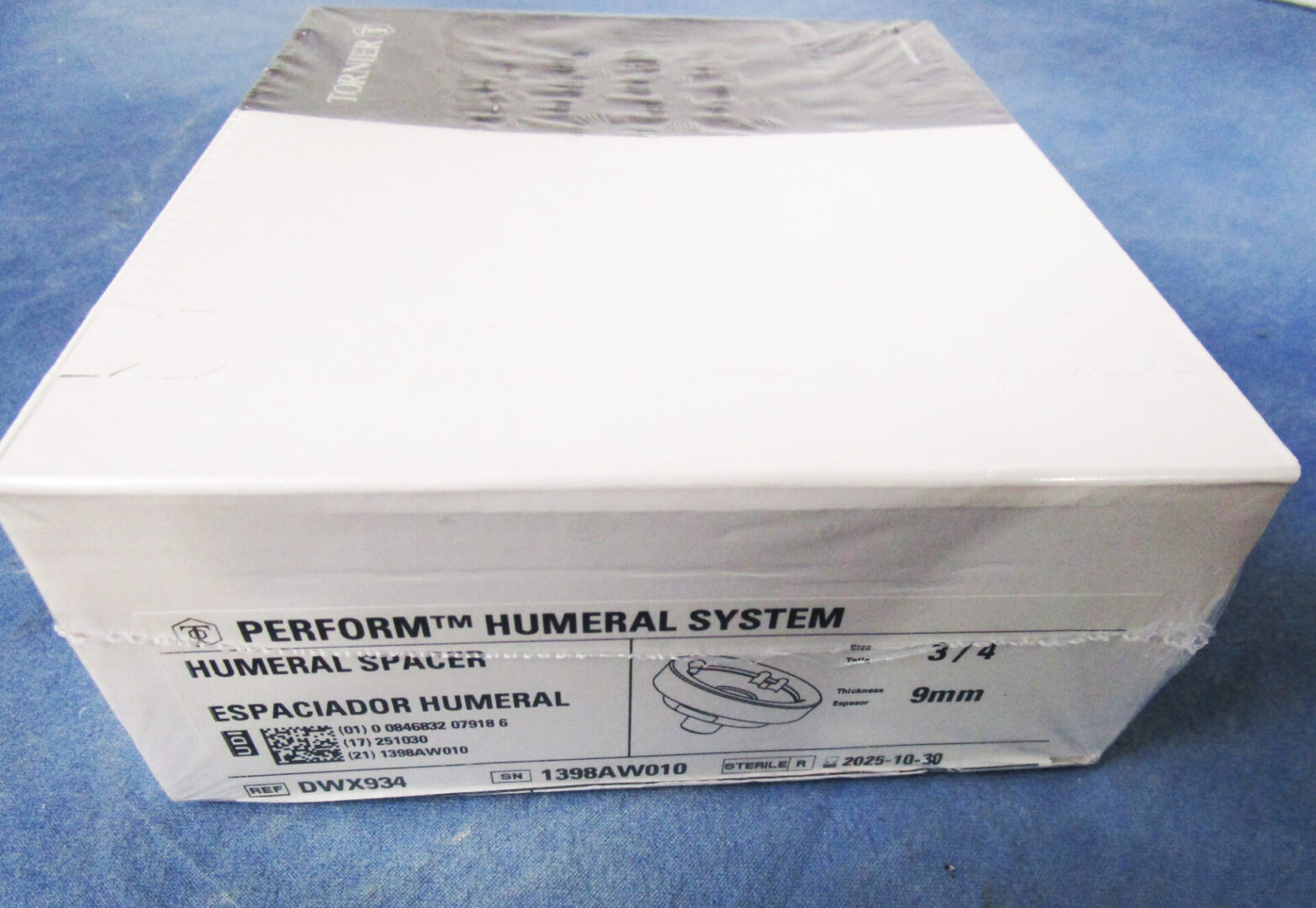 A box of a white paper with the words perform humeral system on it.