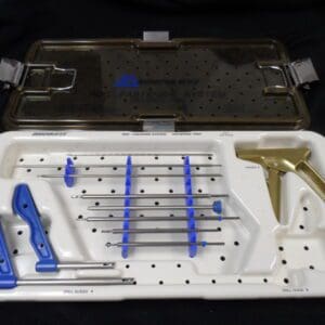A plastic tray with a set of tools in it.