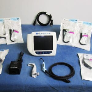 A table with several different types of medical equipment.