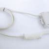 Ultrasound transducer with cable and handle.