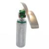 Laryngoscope with illuminated blade.