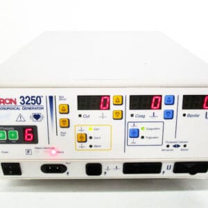 Electrosurgical generator with digital display panel.