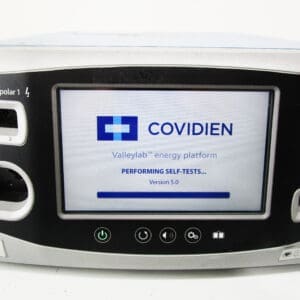Medical device screen displaying self-test message.
